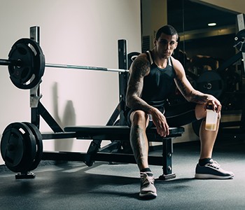 Man at gym