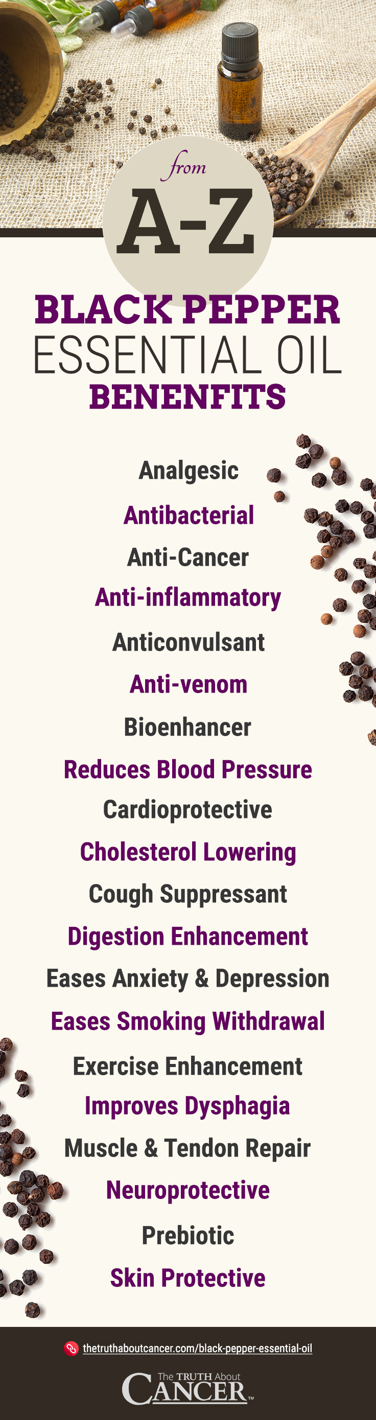 Black Pepper EO - Infographic