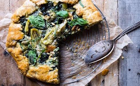 Lemon Sage Artichoke Galette