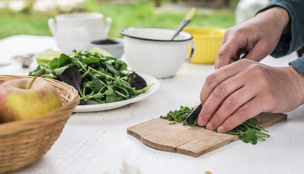 Apple and Watercress Bites with a Cashew Spread