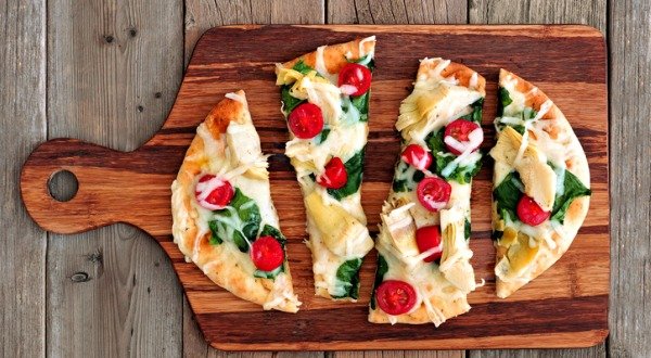 Artichoke and Tomato Flatbread